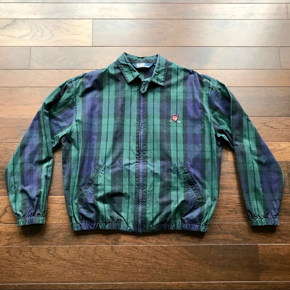 Ralph Lauren Plaid Golf Jacket